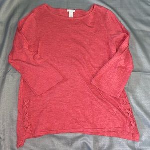 J. Jill Salmon Colored long light sweater Like New